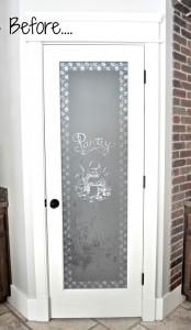 Before View of Pantry Door 