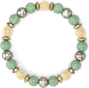 Image of lucky bracelet that would make a great addition to your St Patricks Day gift basket - A Bucket of Luck! 
