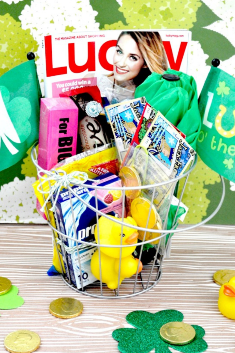 St Patricks Day Gift Basket Idea – A Bucket of Luck