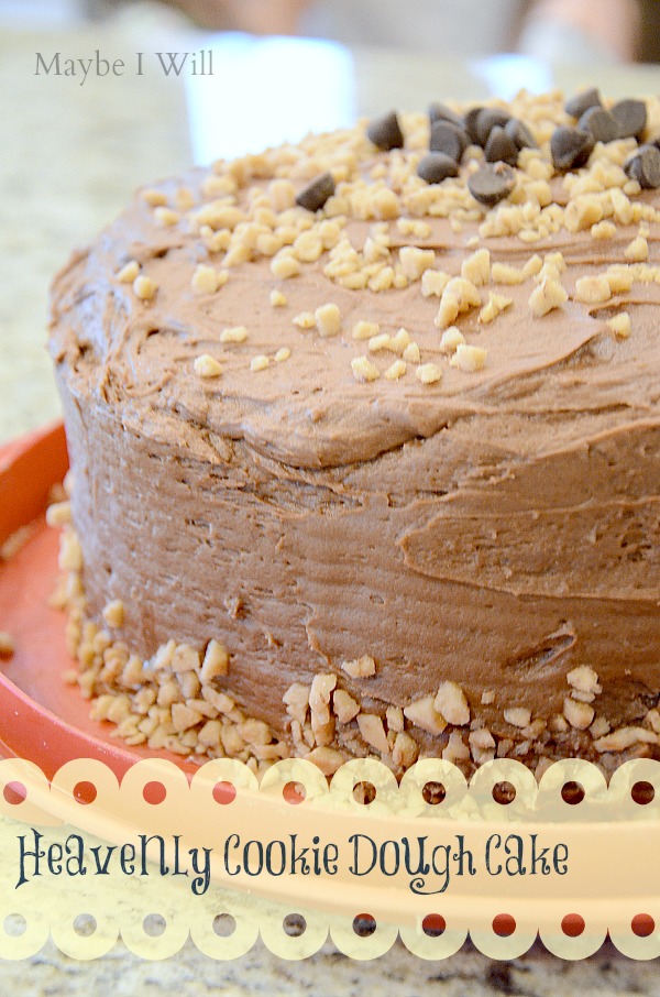 Heavenly Cookie Dough Cake
