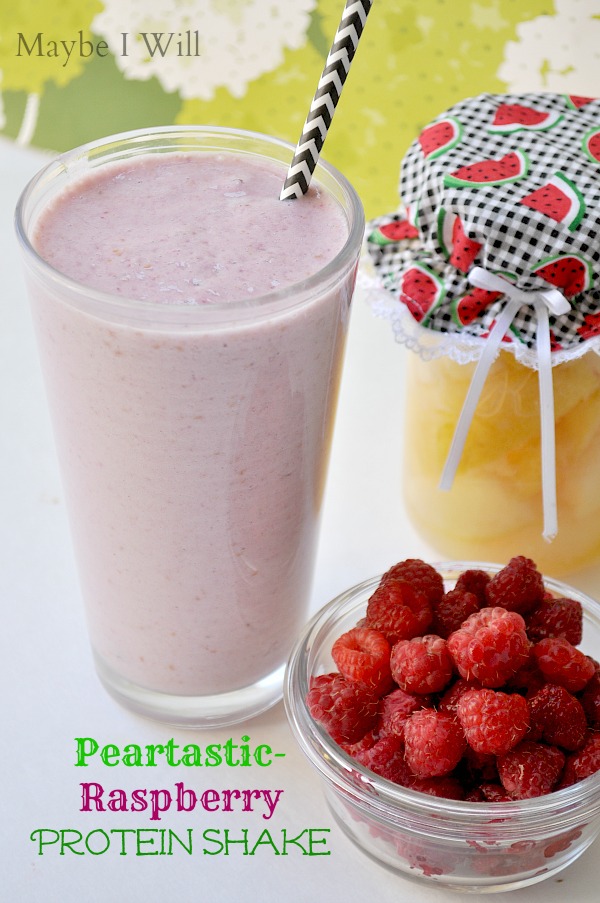 Peartastic Raspberry Protein Shake