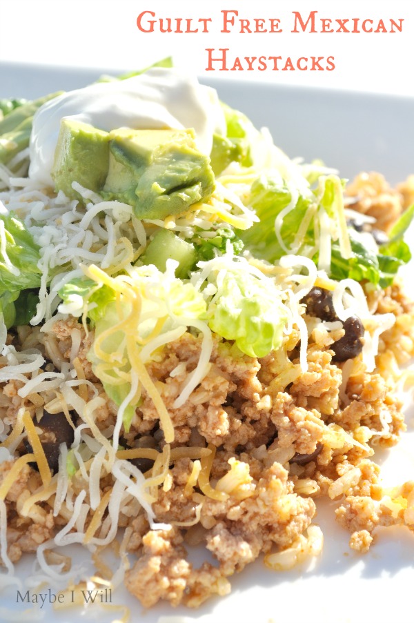Easy Meal Prep Recipe for Guilt Free Mexican Haystacks