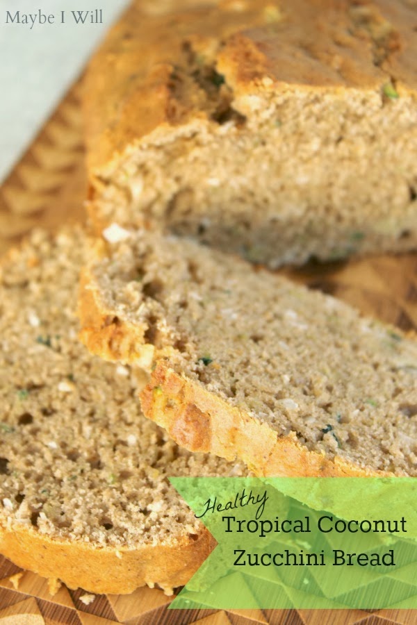 Healthy Tropical Coconut Zucchini Bread