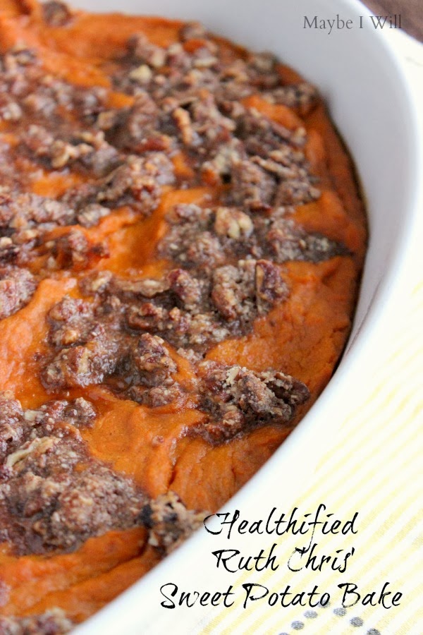 Healthified Ruth Chris’ Sweet Potato Bake