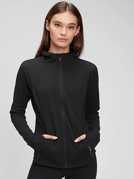 Stylish Black Runners Jacket From Gap Fit