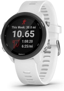 White Running Garmin Watch
