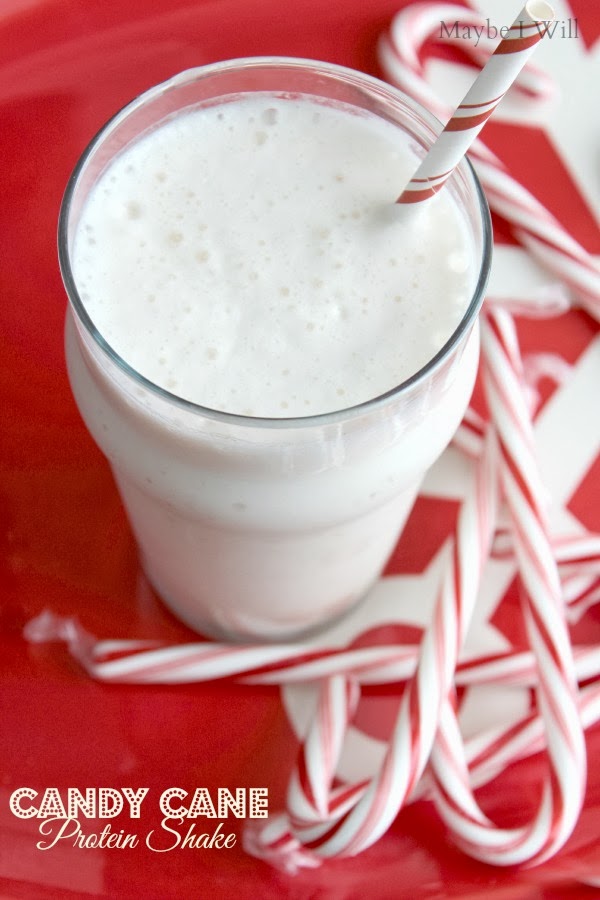 Candy Cane Protein Shake: Refreshing All year round!