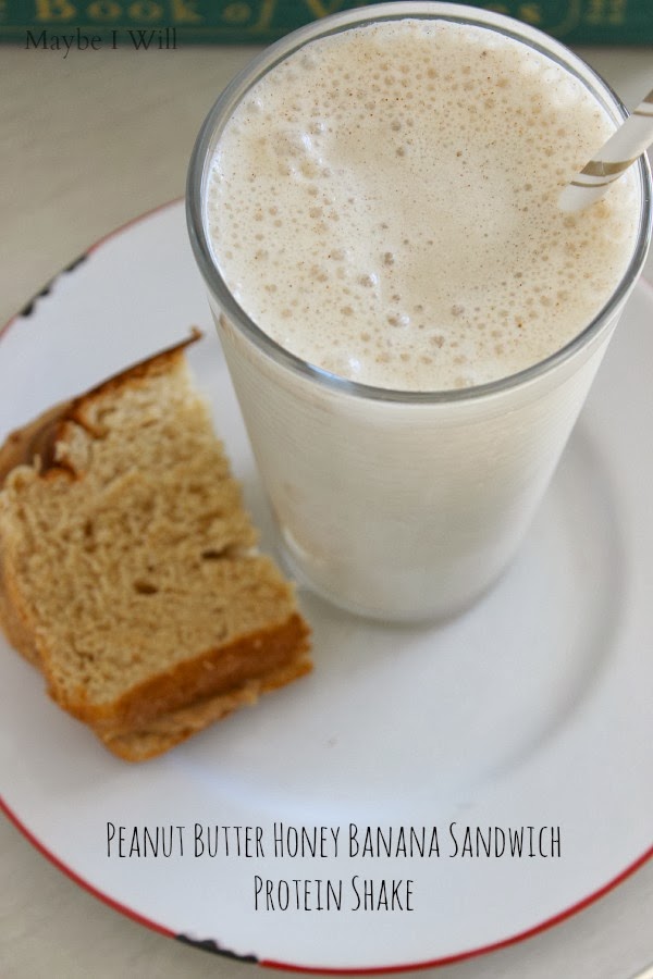 Peanut Butter Honey & Banana Sandwich Protein Shake