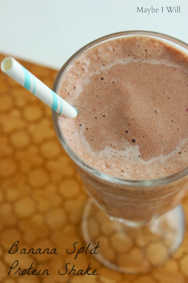Banana Split Protein Shake