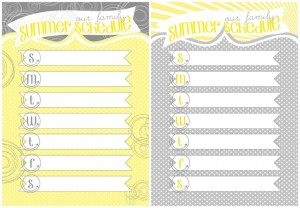 Our Family Summer Schedule3