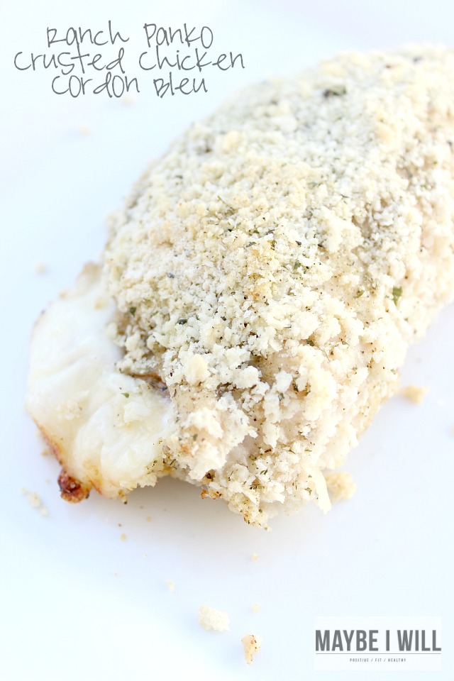 ranch panko crusted chicken cordon bleu