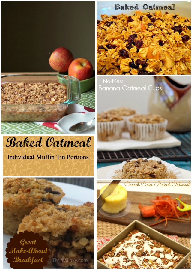5 Delicious Baked Oatmeal