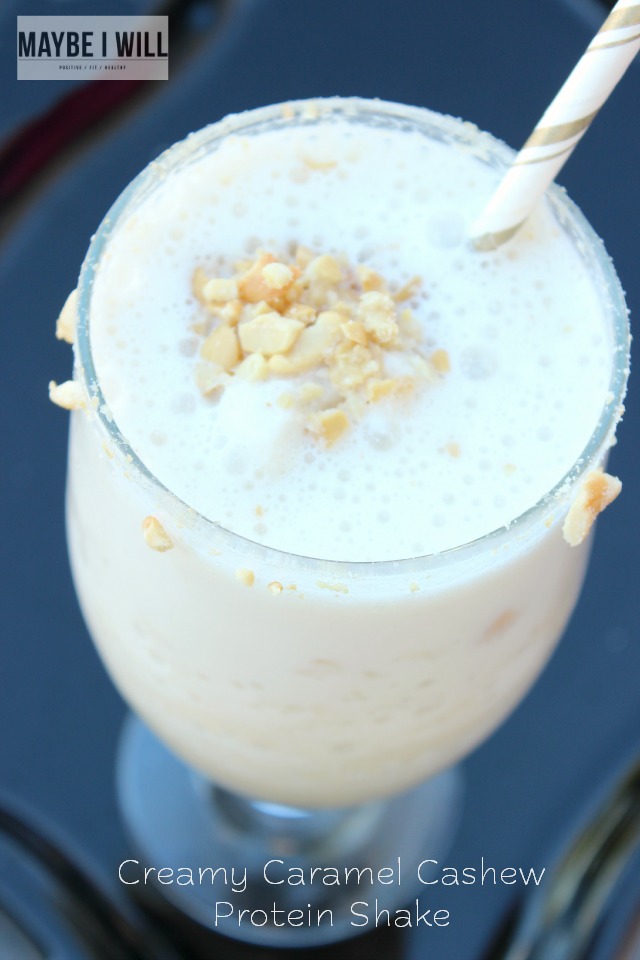 CreamyCaramelCashewProteinShake