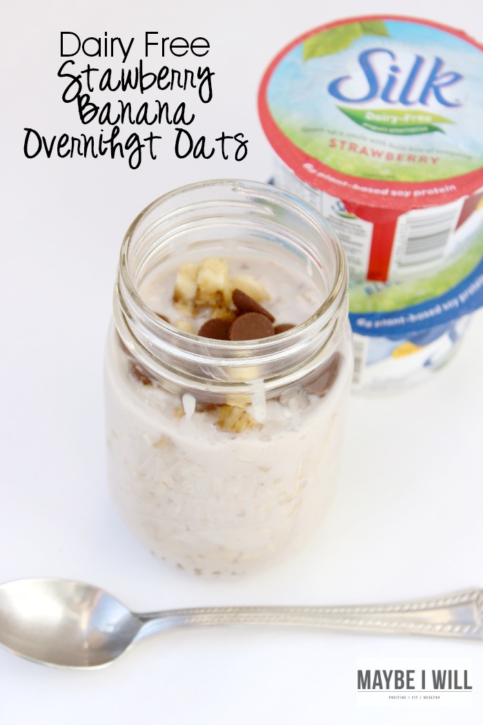 Such a quick and easy breakfast! To eat on the go!
