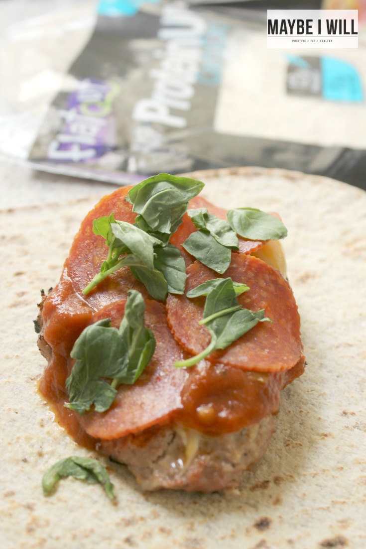 Flat Out Protein Wraps Pizza Burger