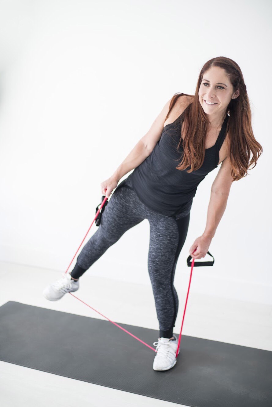 Side Leg Raise With Resistance Band 