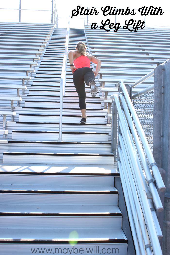 Stair Climb With A Leg Lift