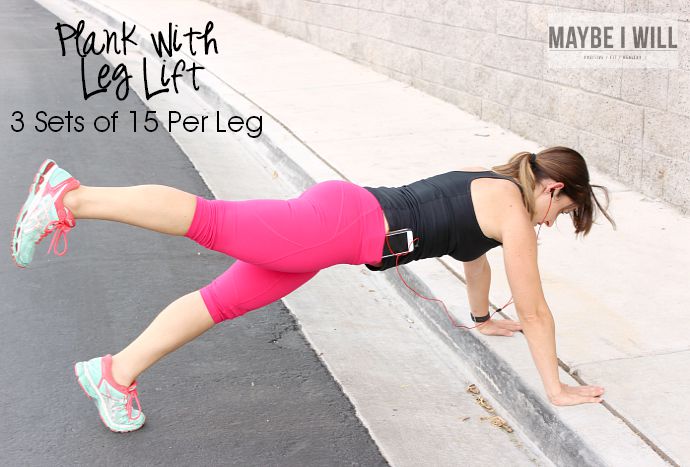 Plank With Leg Lift
