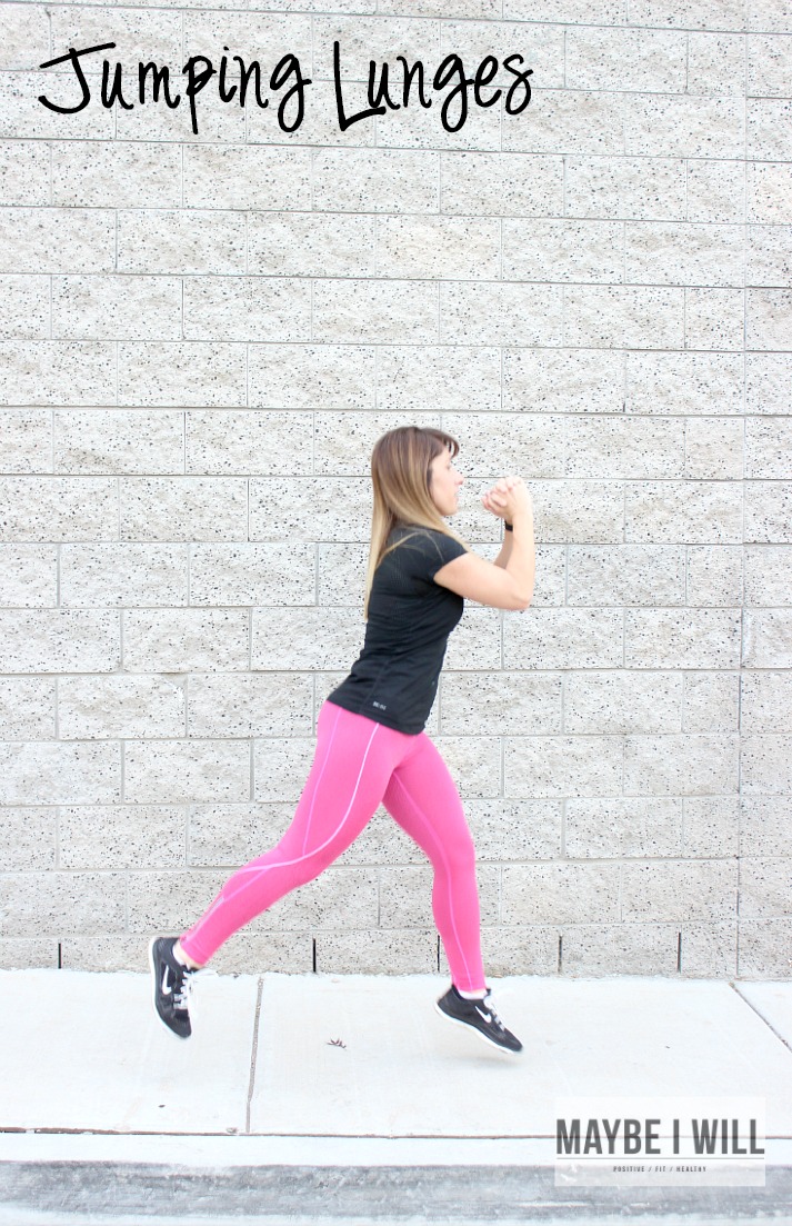 Jumping Lunges