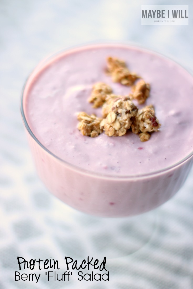 Protein Packed Berry “Fluff” Salad