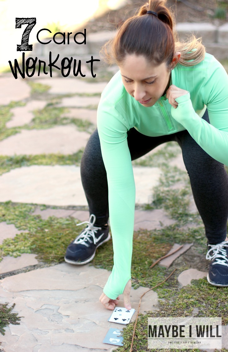 Limited by space or time?! All you need is a 7 face cards and about 10-15 minutes and you have time for this leg shaping workout!