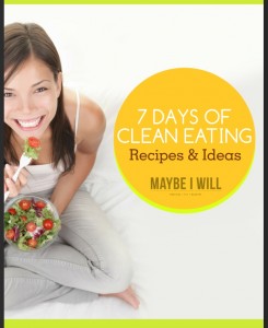 7 Day Meal Plan Cover