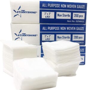 Dental Gauze, perfect for taking off make -up with a toner or astringent.