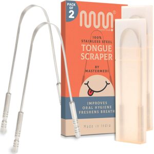 A tongue scraper to help keep your tongue healthy!