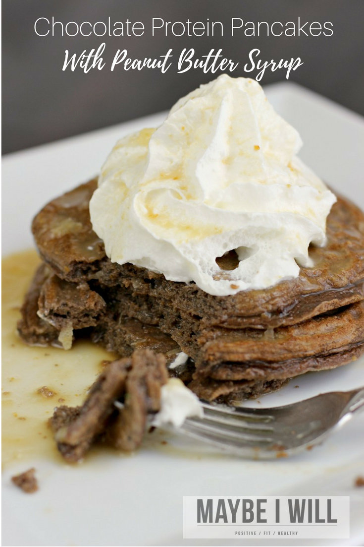 Chocolate Protein Pancakes