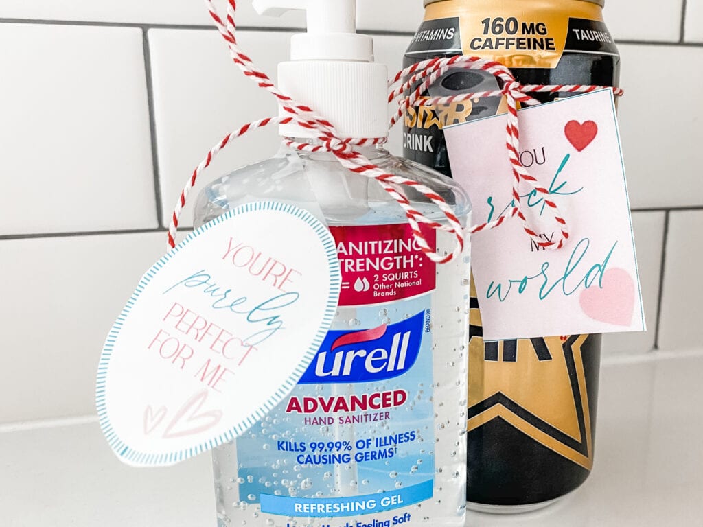 Valentin's Day Gifts Form Him days 8-9 
Purell and Rockstar energy drink. 