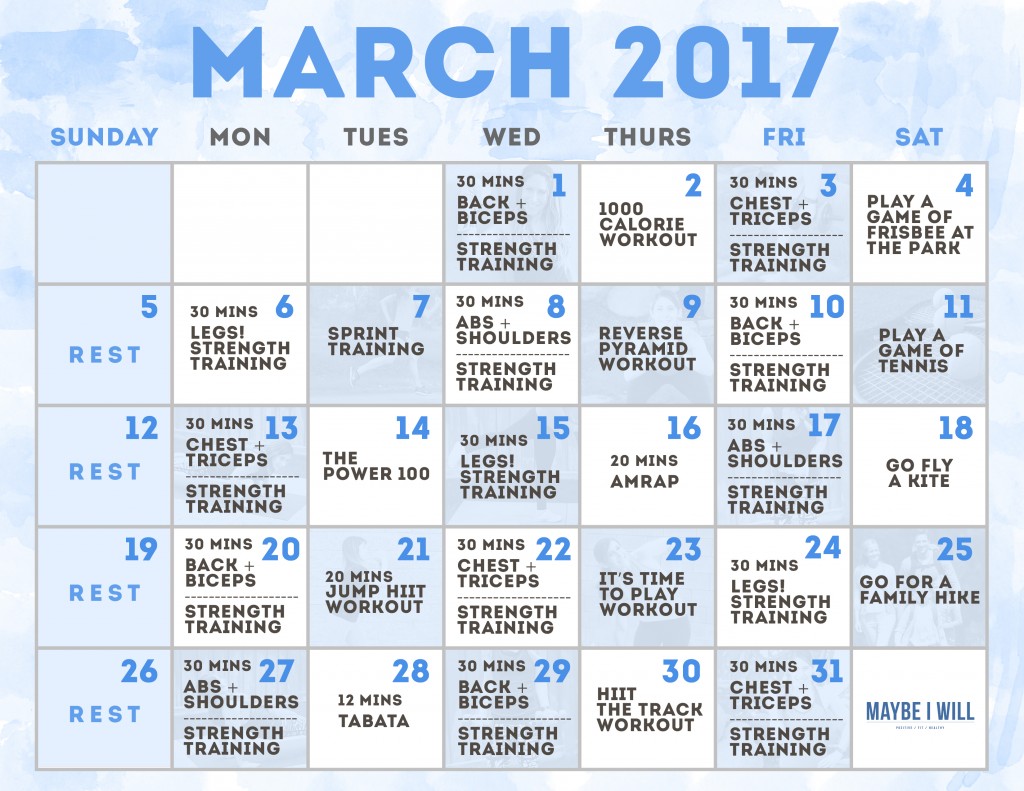 30 Day Workout Plans