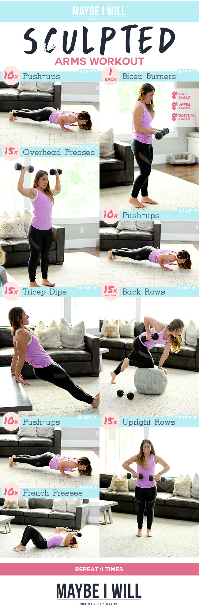 It's Lady Guns time!! Get the best sculpted lean arms ever with this awesome arm workout I created to target and sculpt those lady guns!