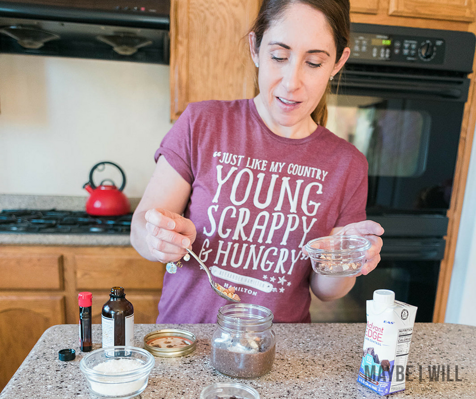 Joyful Almond Protein Packed Chia Seed Pudding 