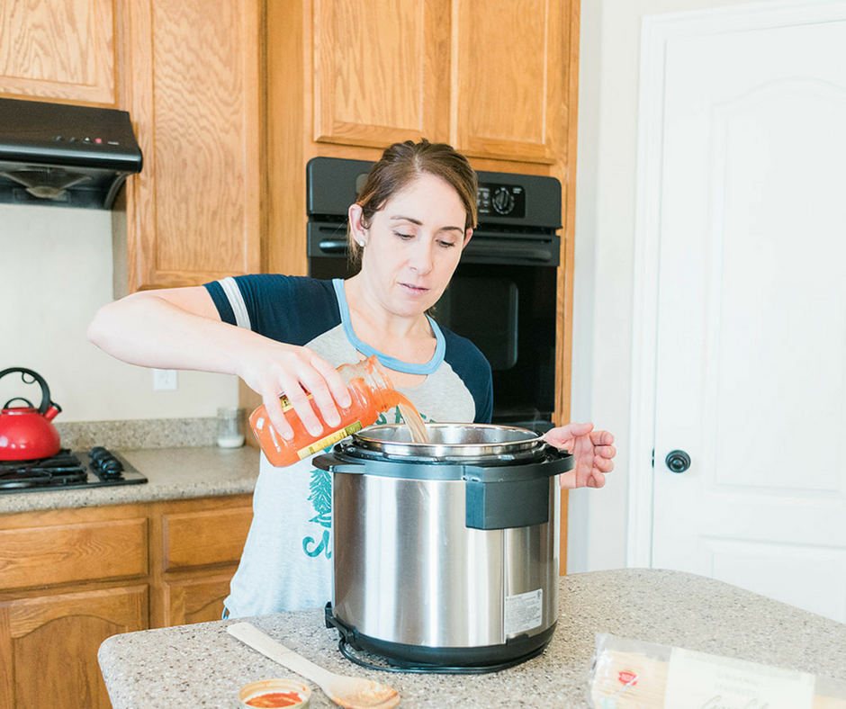 For those nights when you need dinner on the table fast this Easy Instant Pot Vegetarian Spaghetti and Meatballs is about the easiest throw together dinner there is! 