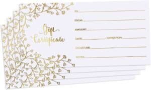 picture of gift certificates always a great fitness gift 
