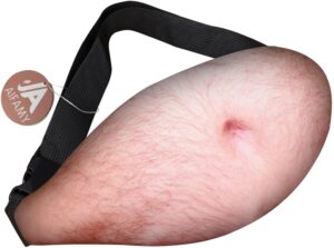Hairy Belly Fanny Pack Gag Gift