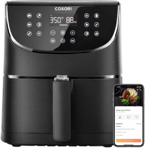 Cosori black air fryer the perfect gift for those who love to cook healthy. 
