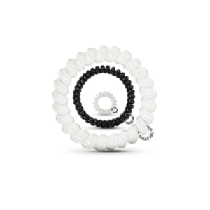 Teleties hair ties in a variety of color and sizes perfect for fir girls who need to tie their hair back while working out. 