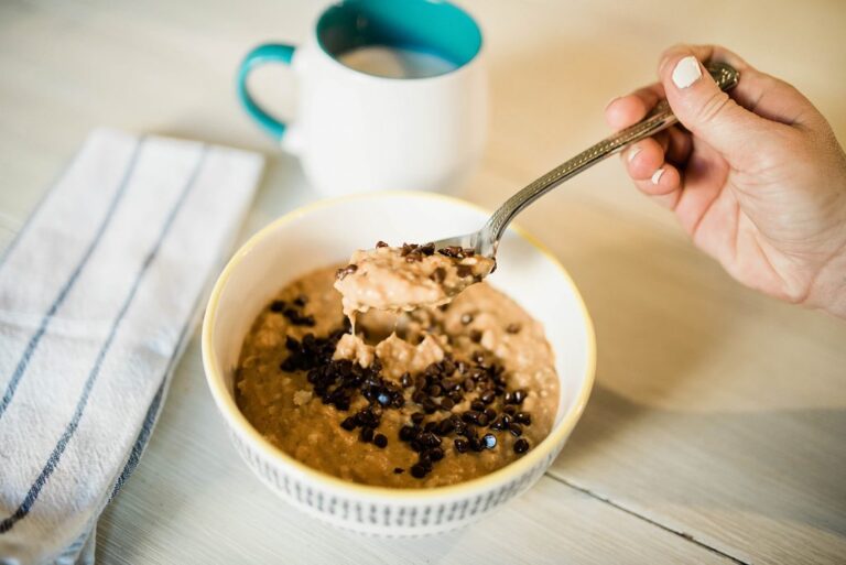 Pumpkin Chocolate Protein Oatmeal