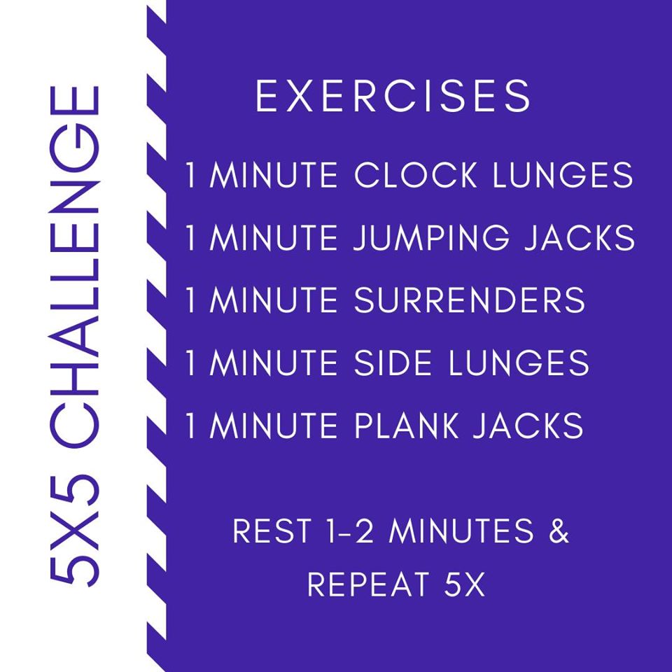 The 5x5 workout 
