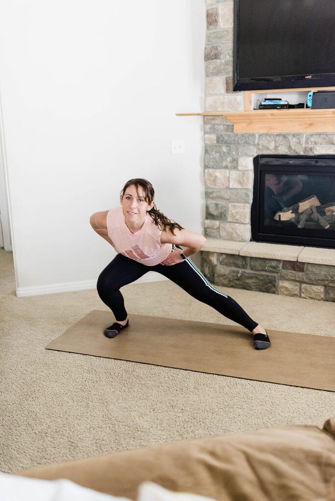 This is a very quick and efficient at-home workout. With only five moves, completed five times with absolutely no equipment needed and can be done anywhere!