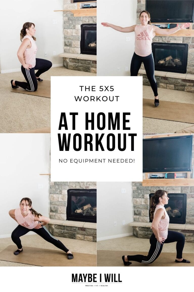 The 5×5 At-Home Workout No Equipment Needed!