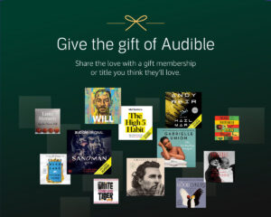 Gift the gift of Audible this Holiday! One of the  best Fitness Gifts For Him. He can get to learning while working out. 