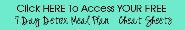 Button to click on to receive a copy of Andie's 7 Day Detox Plan and Cheat Sheets 